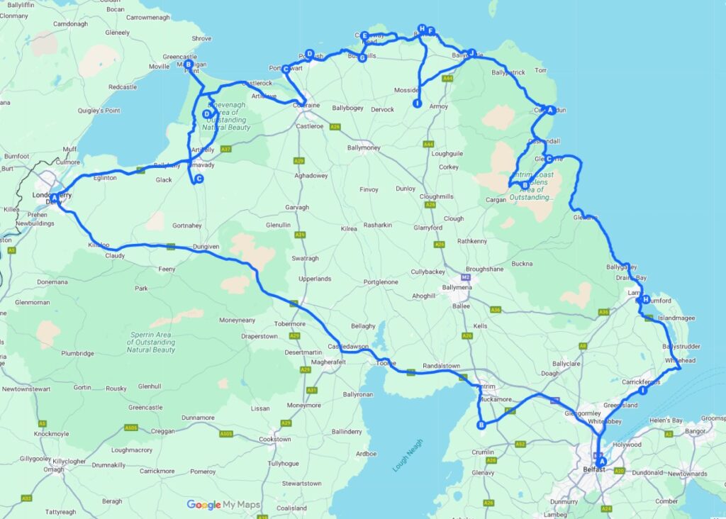 6 day causeway coastal route