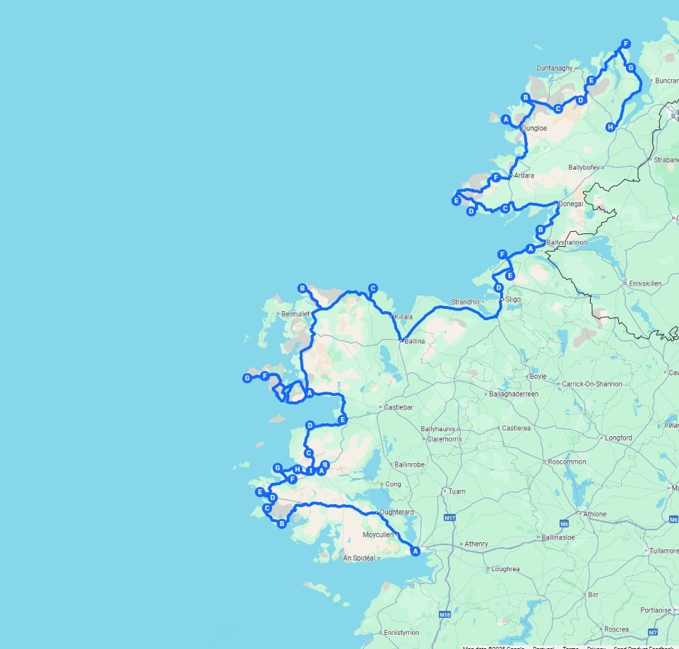 7 day itinerary north