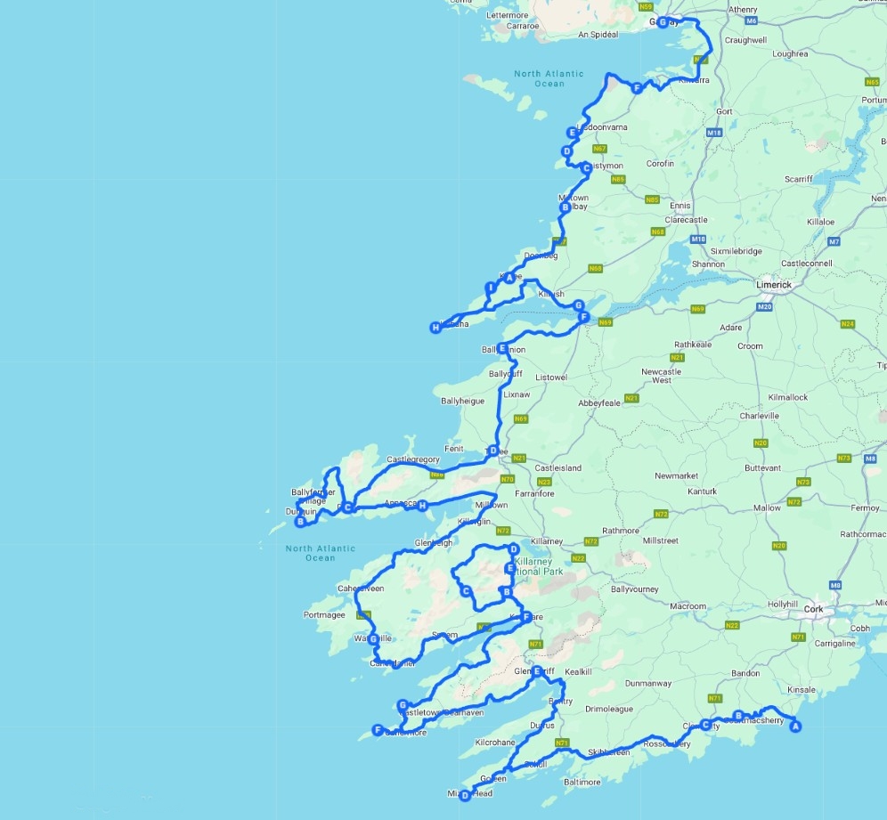 7 day itinerary